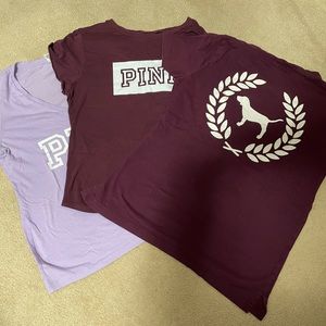 Victoria Secret Pink T-shirt Bundle